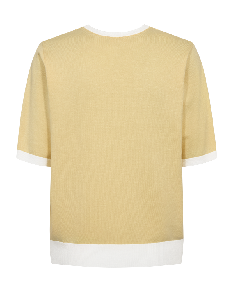 FQKATIE-PULLOVER - Golden Haze m. Off-white