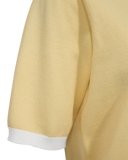 FQKATIE-PULLOVER - Golden Haze m. Off-white