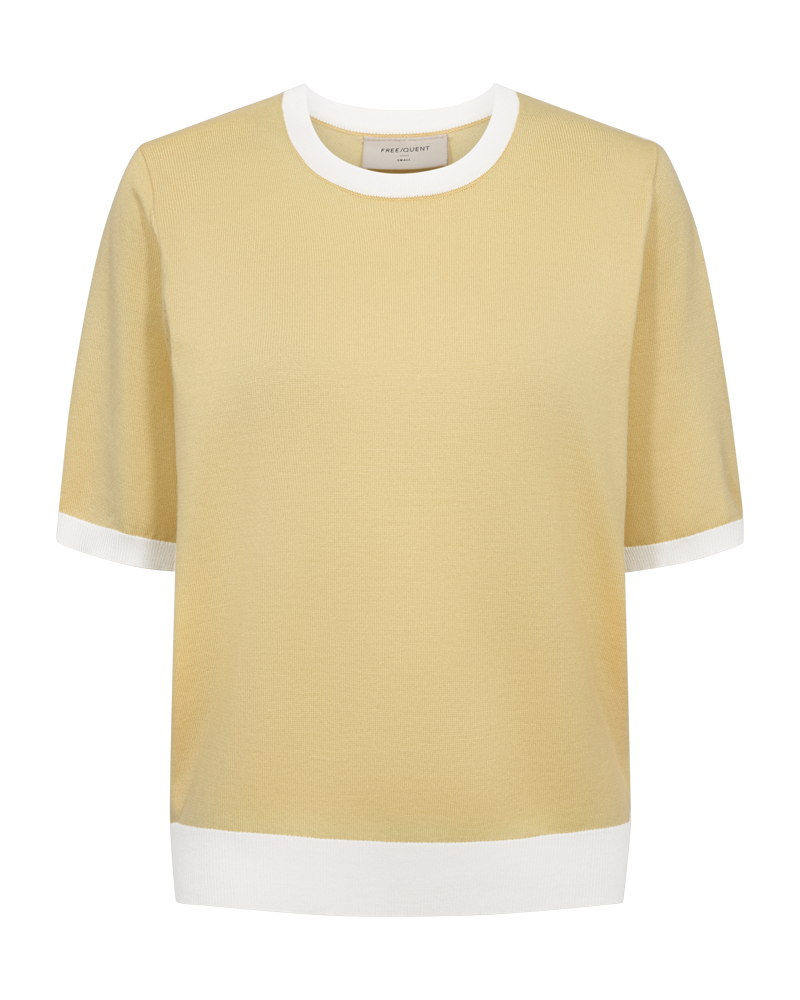 FQKATIE-PULLOVER - Golden Haze m. Off-white