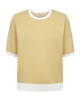 FQKATIE-PULLOVER - Golden Haze m. Off-white