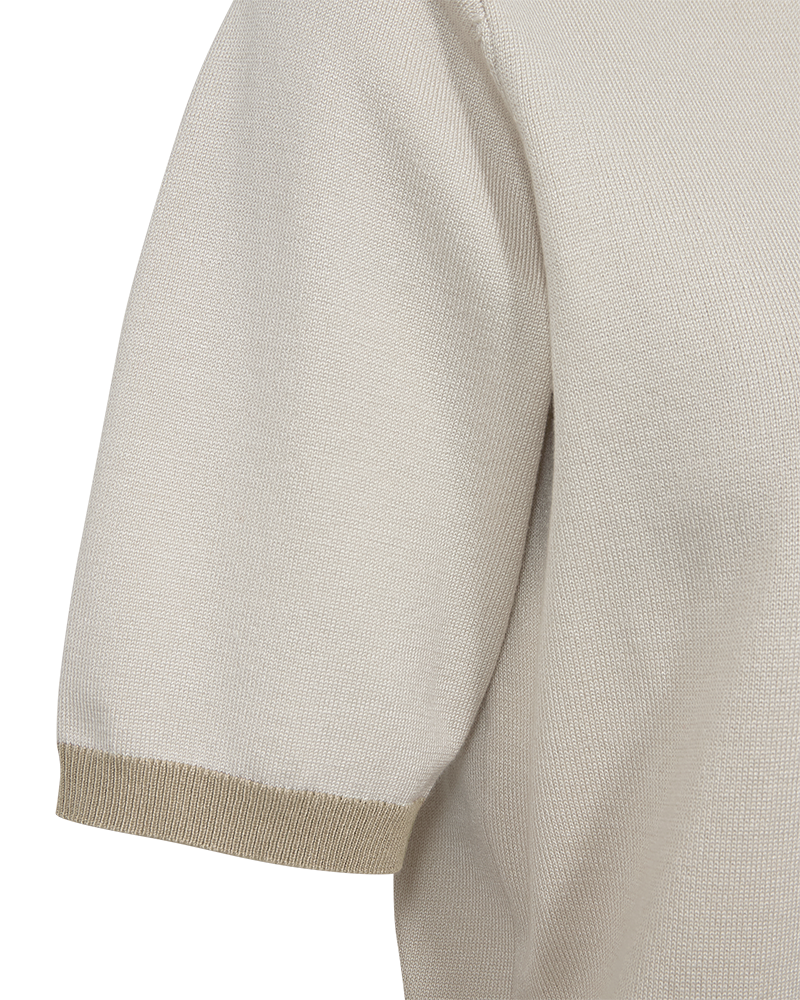 FQKATIE-PULLOVER - Moonbeam w. silvermink