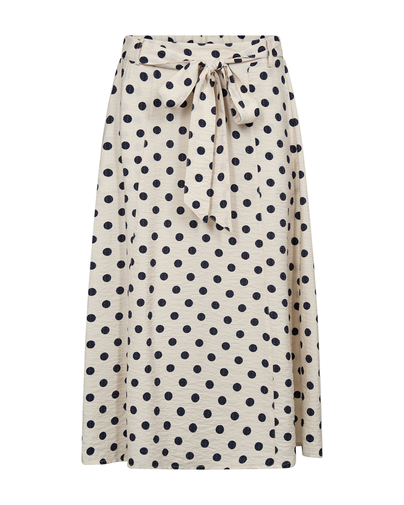 FQALMA-SKIRT - Moonbeam mit Navy Blazer