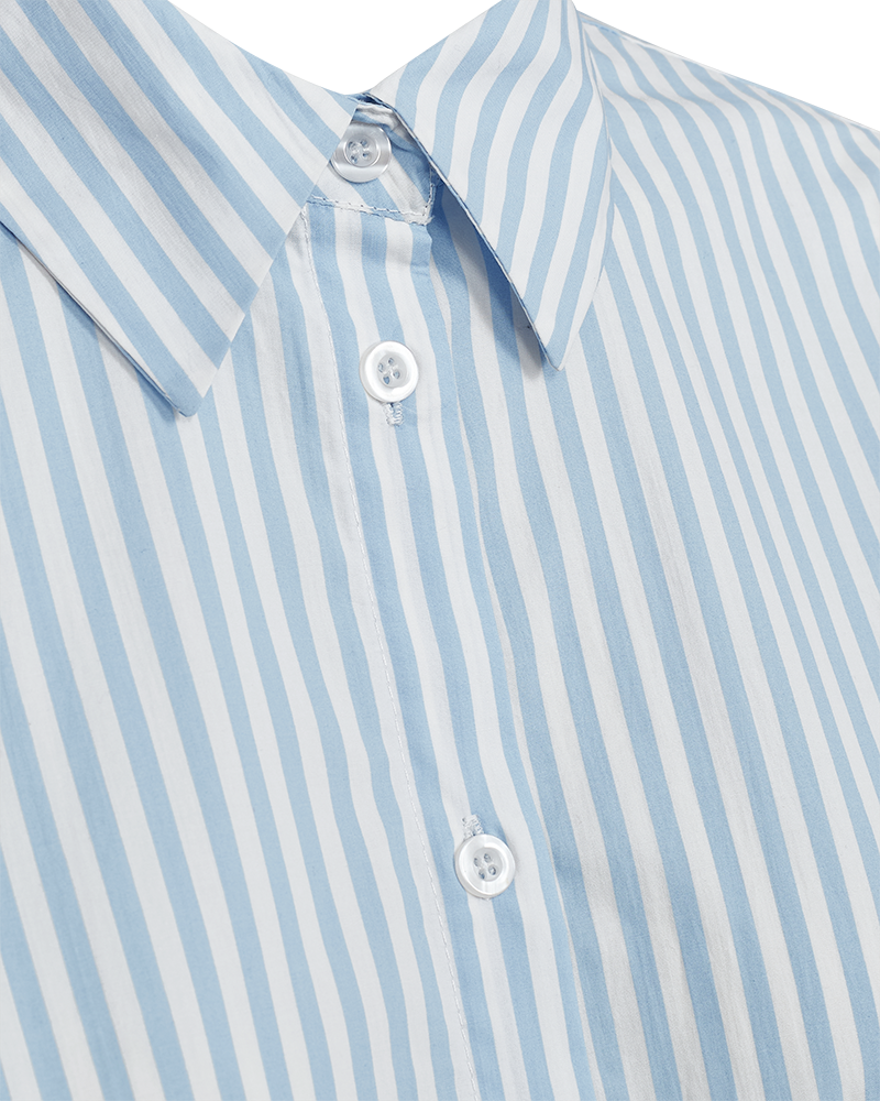 FQJOLLE-SHIRT – Star Off-white m. Blue Bell