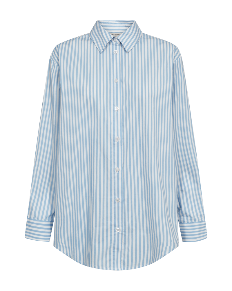 FQJOLLE-SHIRT – Star Off-white m. Blue Bell
