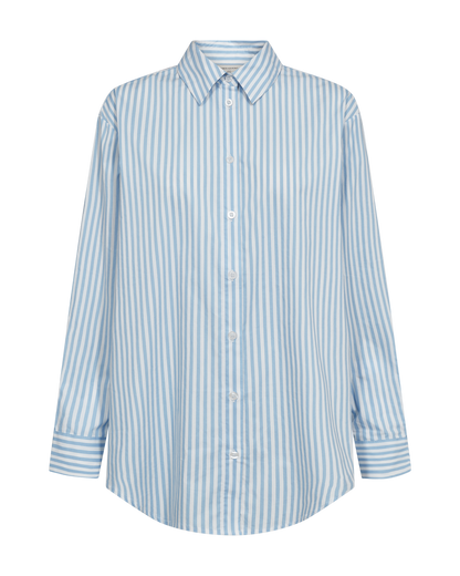 FQJOLLE-SHIRT – Star Off-white m. Blue Bell