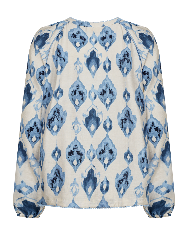 FQRANA-BLOUSE - MOONBEAM W. BLUE BELL