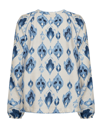 FQRANA-BLOUSE - MOONBEAM W. BLUE BELL