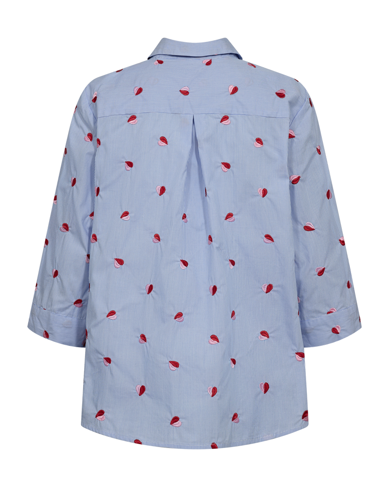 FQROSAN-SHIRT - BLUE BELL W. SWEET LILAC