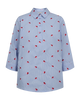 FQROSAN-SHIRT - BLUE BELL W. SWEET LILAC