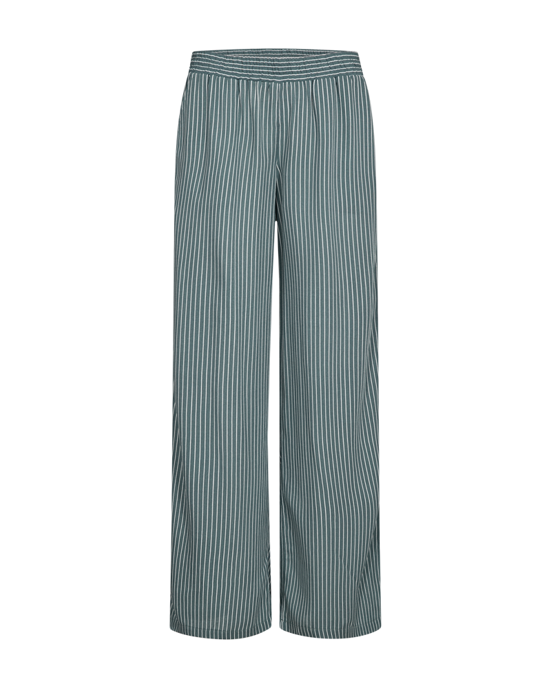 FQSAVA-PANTS - DARK FOREST W. STAR OFF-WHITE