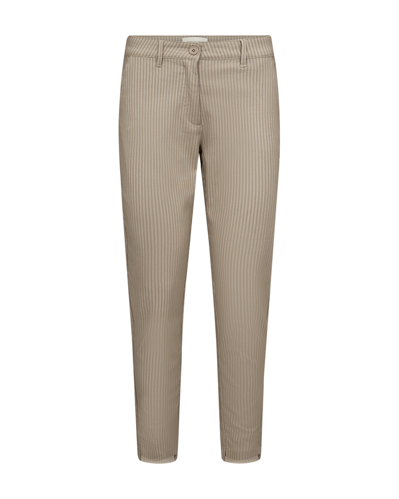 FQREX-HOSE - SILVER MINK MIT STERN OFF-WHITE