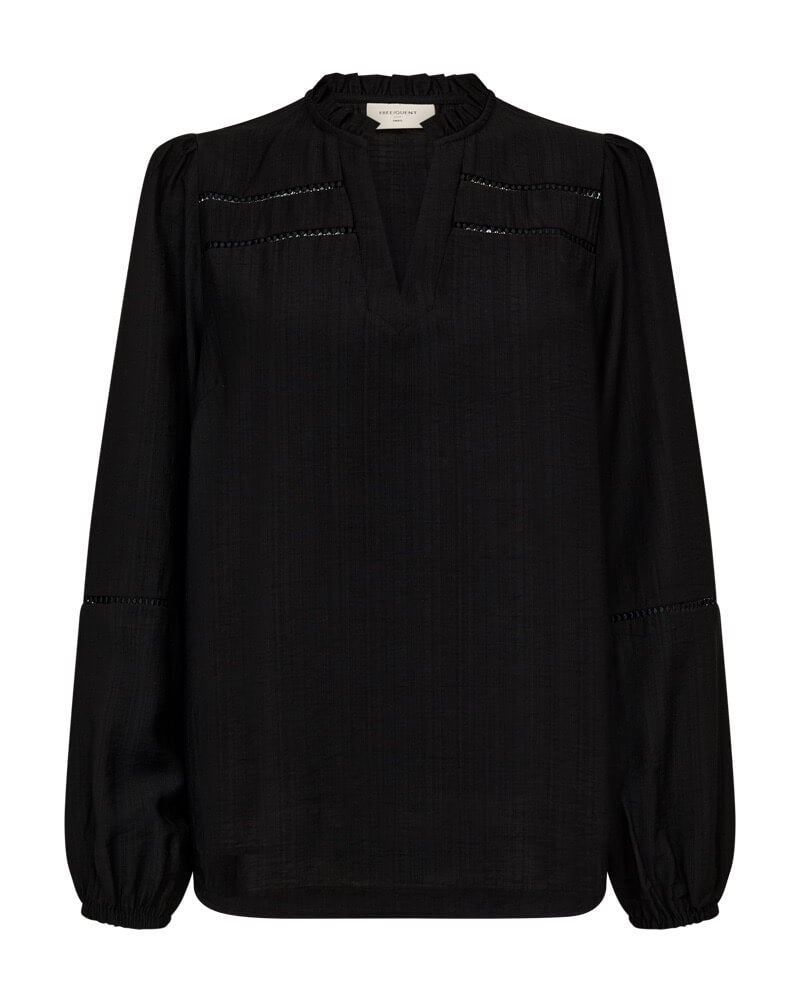 sort bluse Freequent FQANTINA-BLOUSE Black