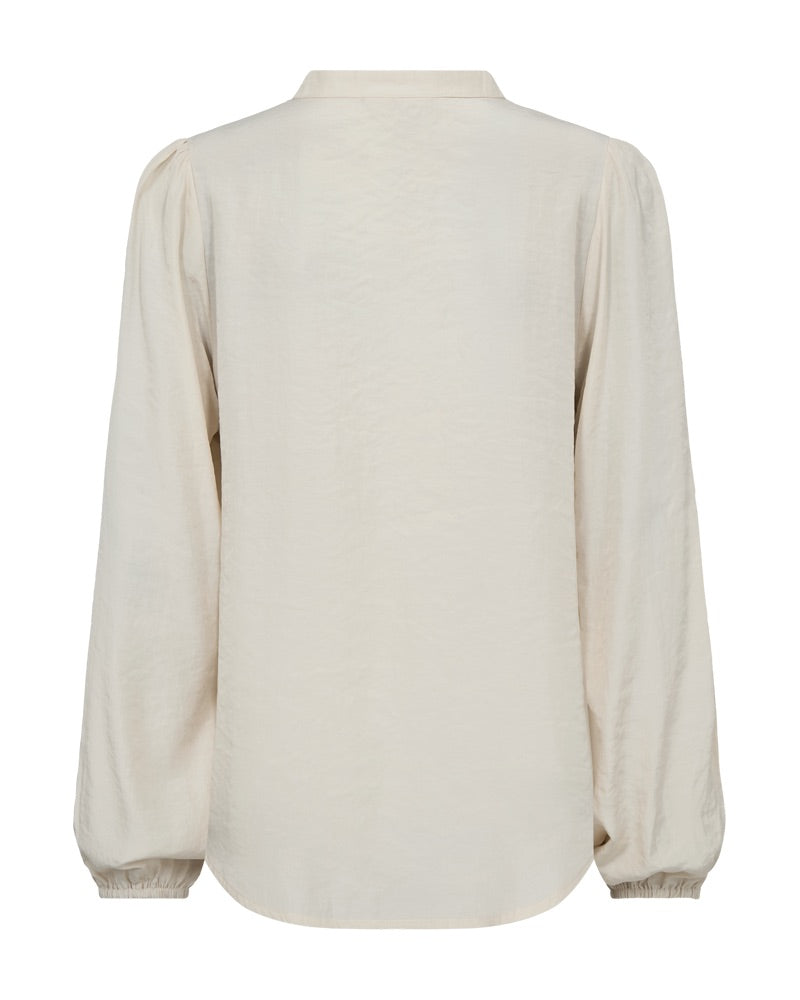 lys sandfarvet bluse Freequent FQTESSY-BLOUSE Moonbeam