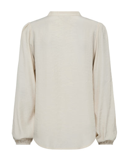 lys sandfarvet bluse Freequent FQTESSY-BLOUSE Moonbeam