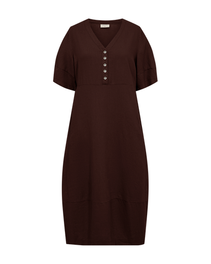 Freequent FQLAVA-DRESS - COFFEE BEAN