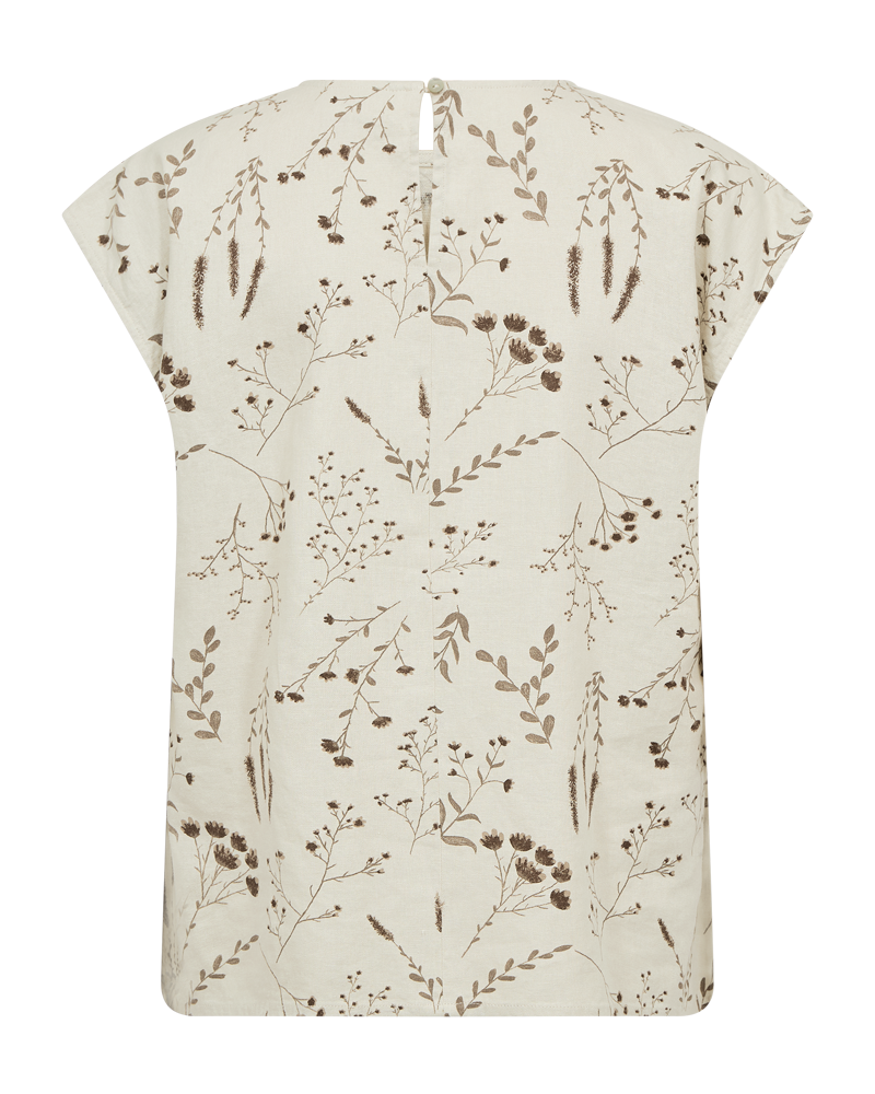 FQLALUNA-BLOUSE - MOONBEAM W. SILVER MINK