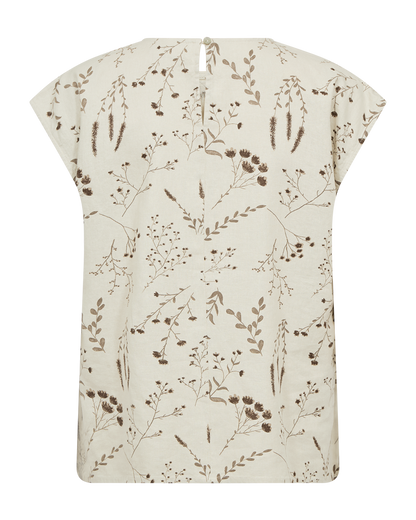 FQLALUNA-BLOUSE - MOONBEAM W. SILVER MINK