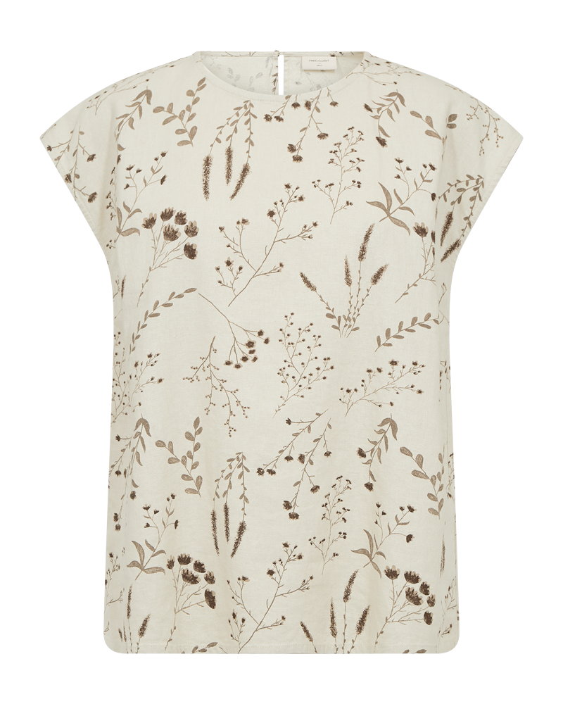 FQLALUNA-BLOUSE - MOONBEAM W. SILVER MINK