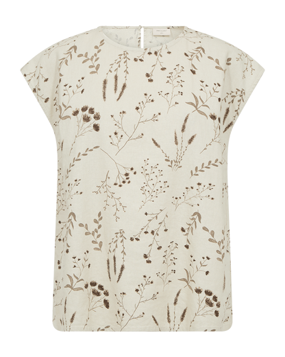 FQLALUNA-BLOUSE - MOONBEAM W. SILVER MINK