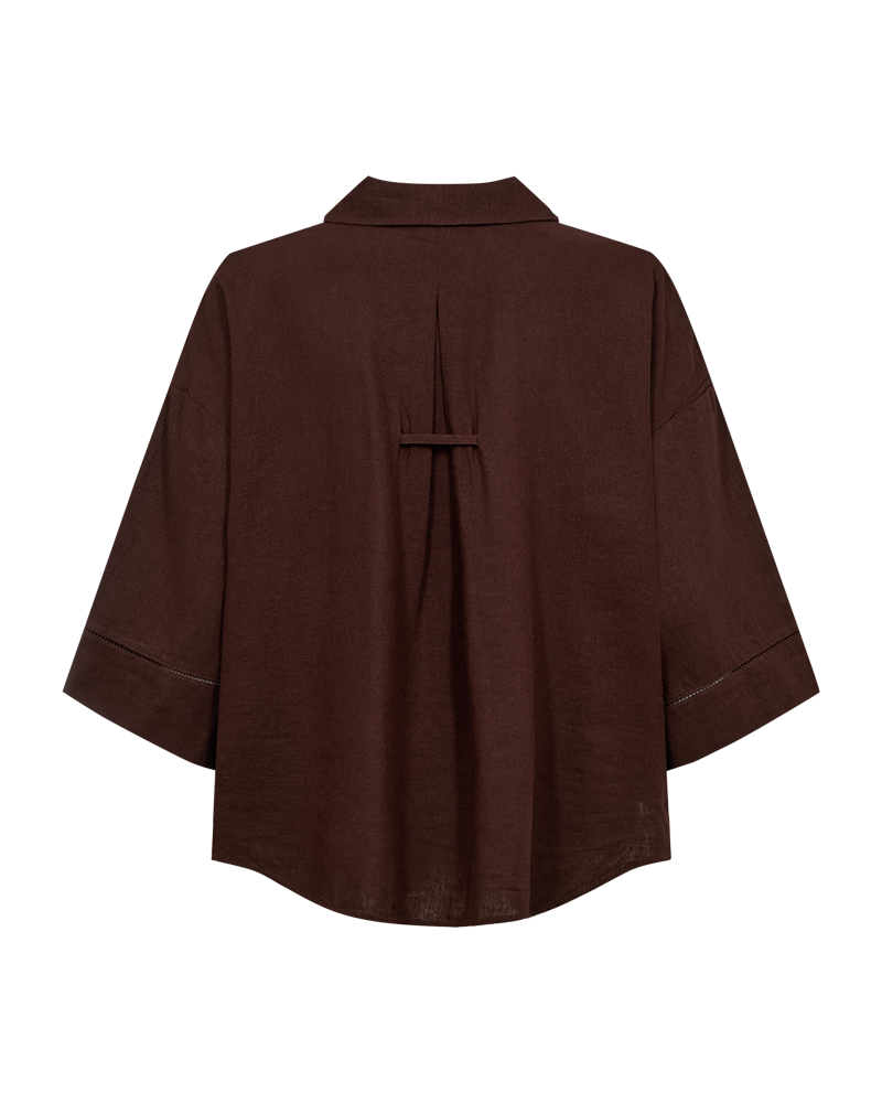 Freequent FQLALUNA-SHIRT - COFFEE BEAN