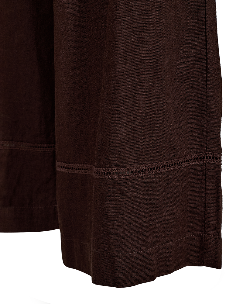 Freequent FQLALUNA-PANTS - COFFEE BEAN