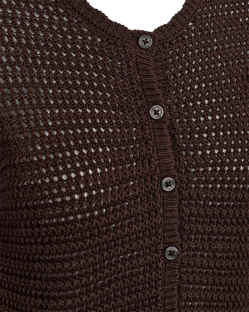 Freequent - FQTOTA-CARDIGAN - Coffee Bean