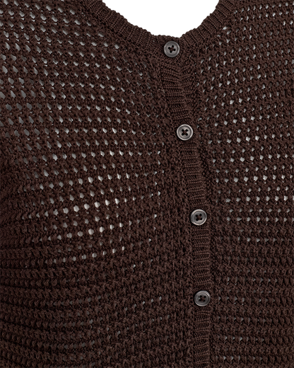Freequent - FQTOTA-CARDIGAN - Coffee Bean