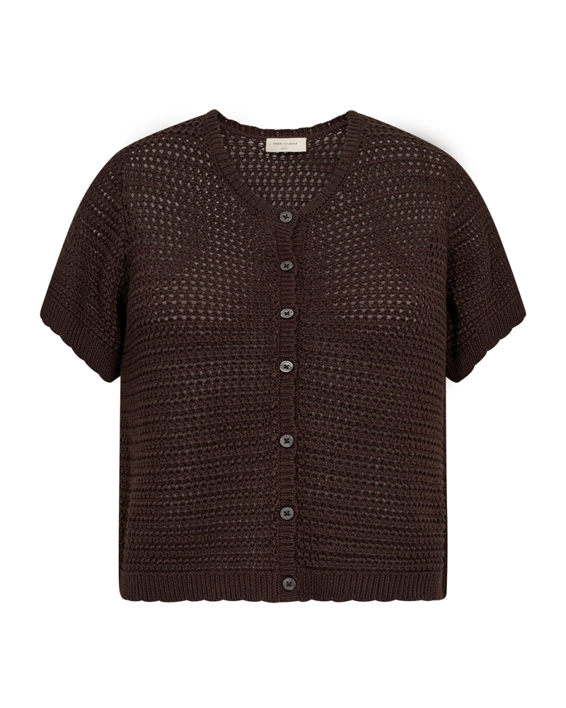 Freequent - FQTOTA-CARDIGAN - Coffee Bean