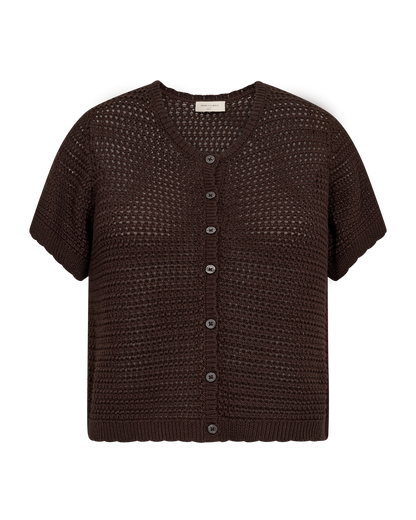 Freequent - FQTOTA-CARDIGAN - Coffee Bean