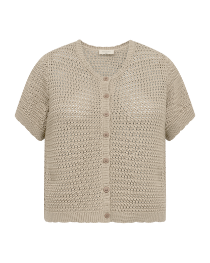Freequent - FQTOTA-CARDIGAN - Silver Mink