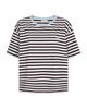 Freequent - FQFENJAL-TEE - Brilliant White w. Coffee Bean