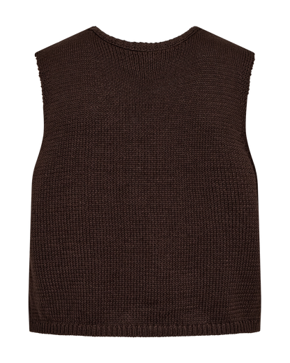 Freequent - FQGRSCALIVA-WAISTCOAT - Coffee Bean