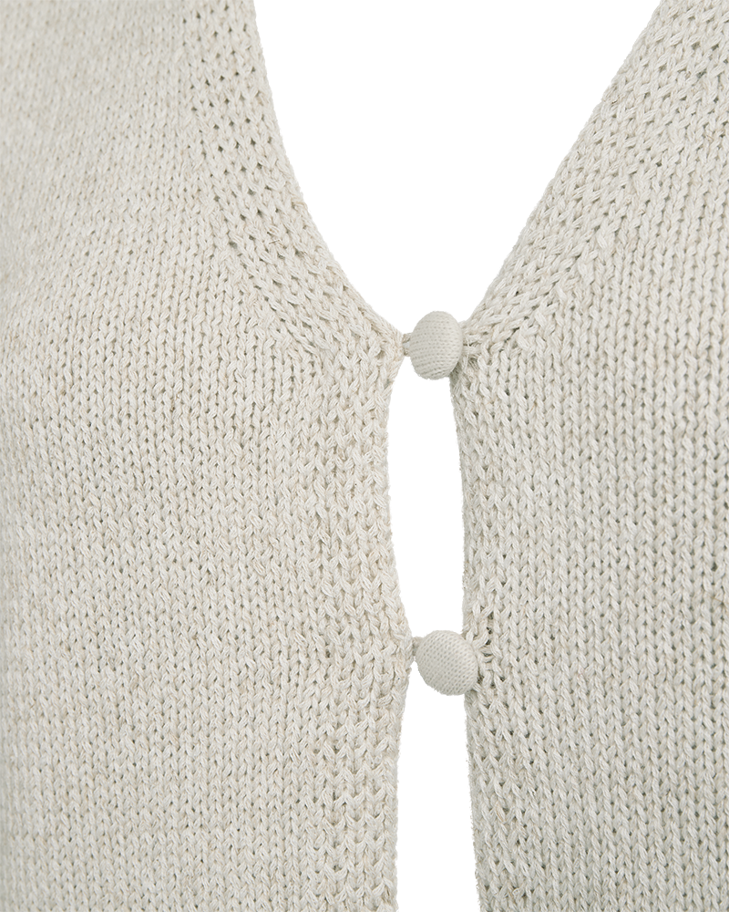 Freequent - FQGRSCALIVA-WAISTCOAT - Moonbeam Melange