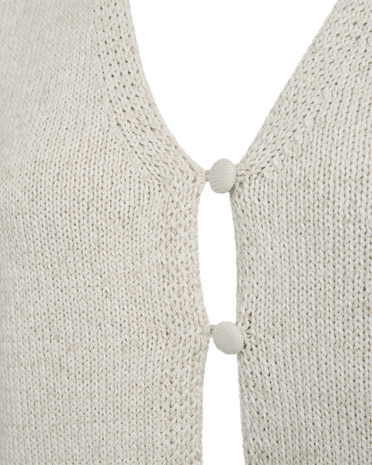 Freequent - FQGRSCALIVA-WAISTCOAT - Moonbeam Melange