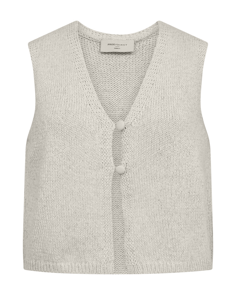 Freequent - FQGRSCALIVA-WAISTCOAT - Moonbeam Melange
