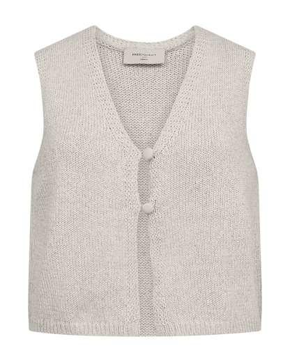 Freequent - FQGRSCALIVA-WAISTCOAT - Moonbeam Melange