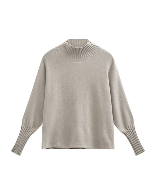 beige strik Freequent FQVISIT-PULLOVER Simply Taupe Mel.