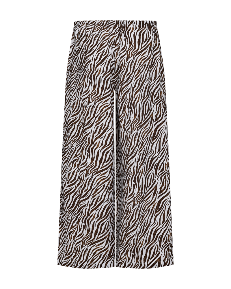 Freequent - FQMELE-PANTS - Brilliant White w. Coffee Bean