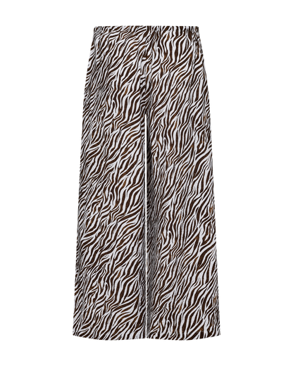 Freequent - FQMELE-PANTS - Brilliant White w. Coffee Bean