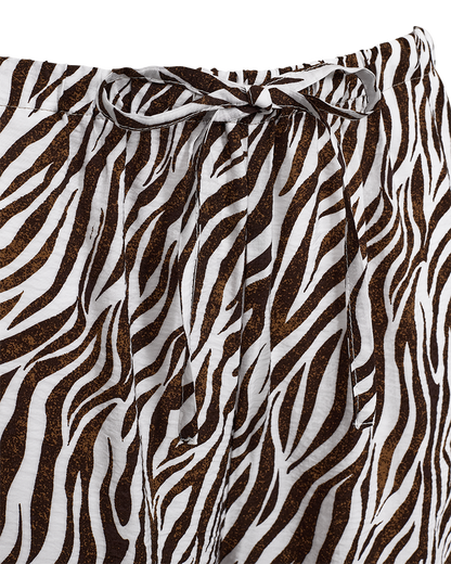 Freequent - FQMELE-PANTS - Brilliant White w. Coffee Bean