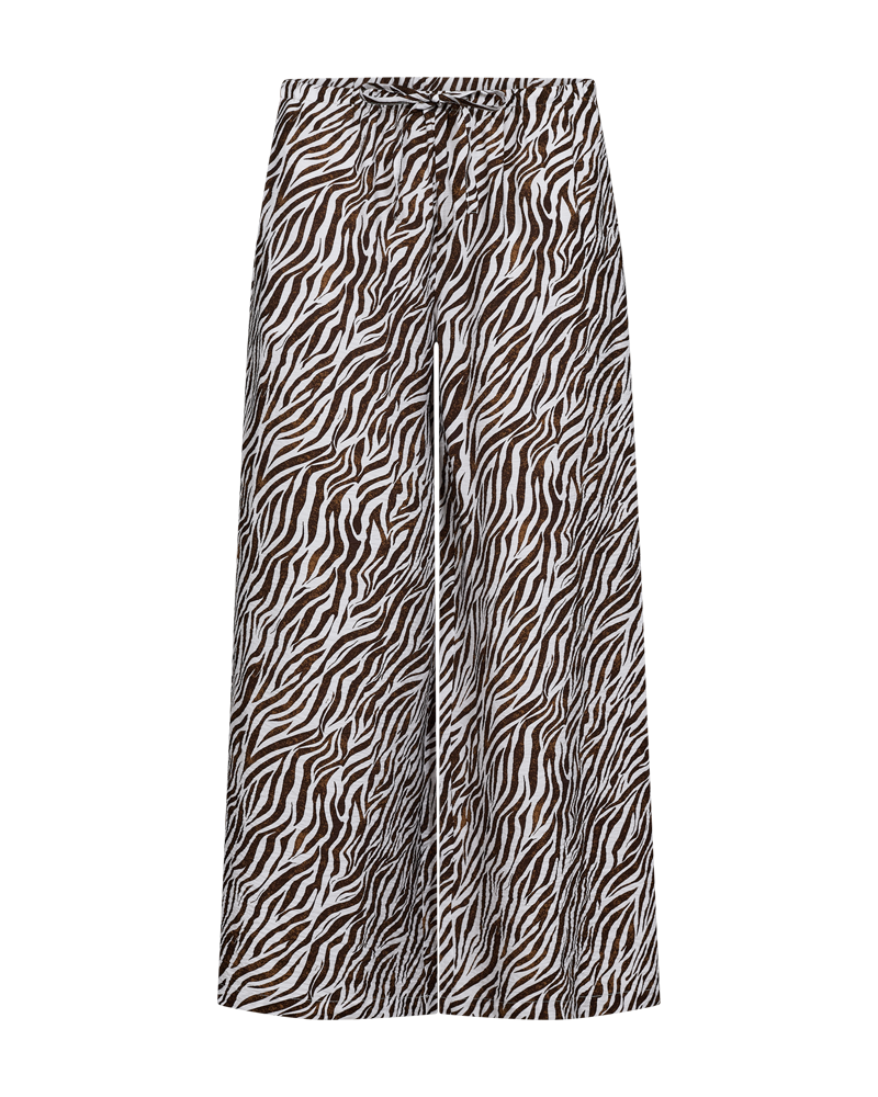 Freequent - FQMELE-PANTS - Brilliant White w. Coffee Bean