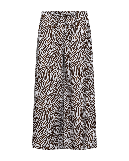 Freequent - FQMELE-PANTS - Brilliant White w. Coffee Bean