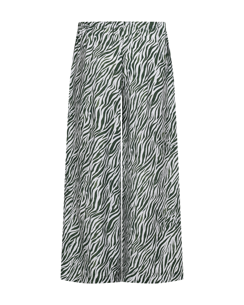 Freequent - FQMELE-PANTS - Brilliant White w. Dark Forest