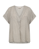 FQESOLIVA-BLOUSE - SILVER MINK W. STAR OFF-WHITE