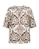FQESVESPA-BLUSE – DESERT TAUPE MIT STERN OFF-WHITE