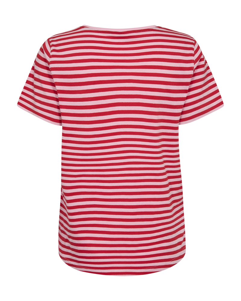 FQMIAN-TEE - SWEET LILAC W. TRUE RED