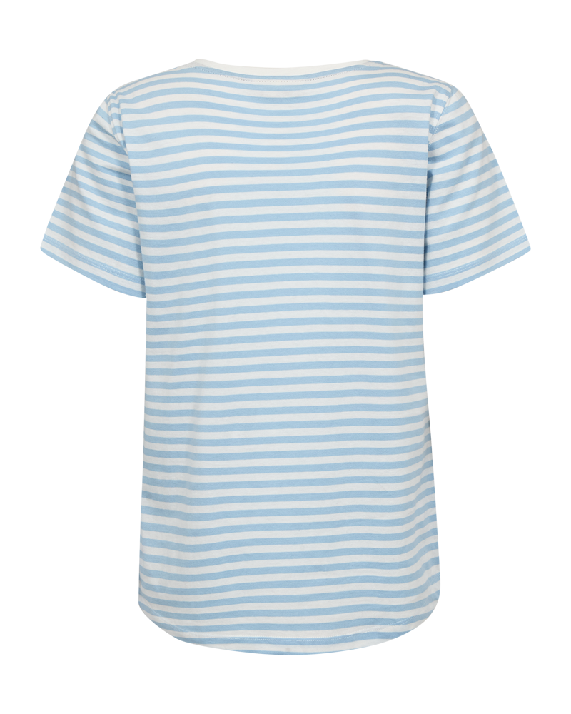FQMIAN-TEE - STAR OFF-WHITE W. BLUE BELL