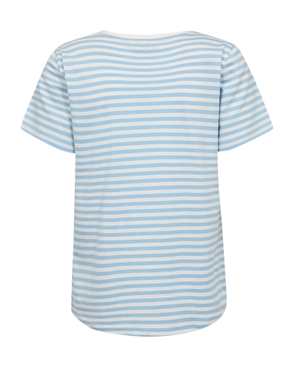 FQMIAN-TEE - STAR OFF-WHITE W. BLUE BELL