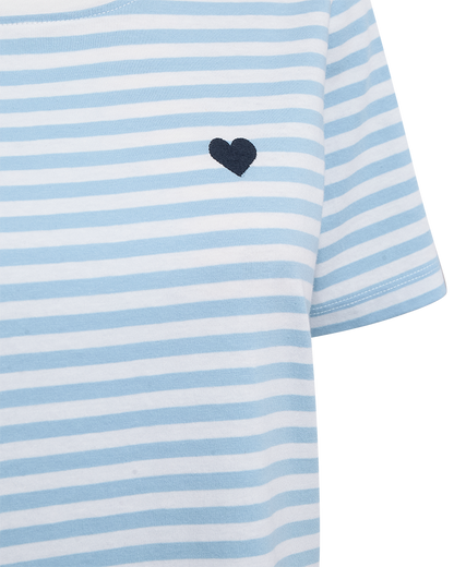 FQMIAN-TEE - STAR OFF-WHITE W. BLUE BELL