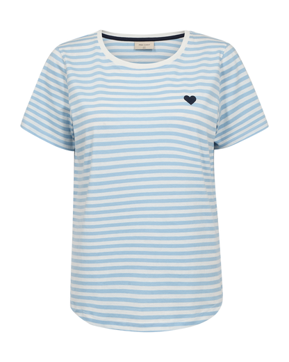 FQMIAN-TEE - STAR OFF-WHITE W. BLUE BELL